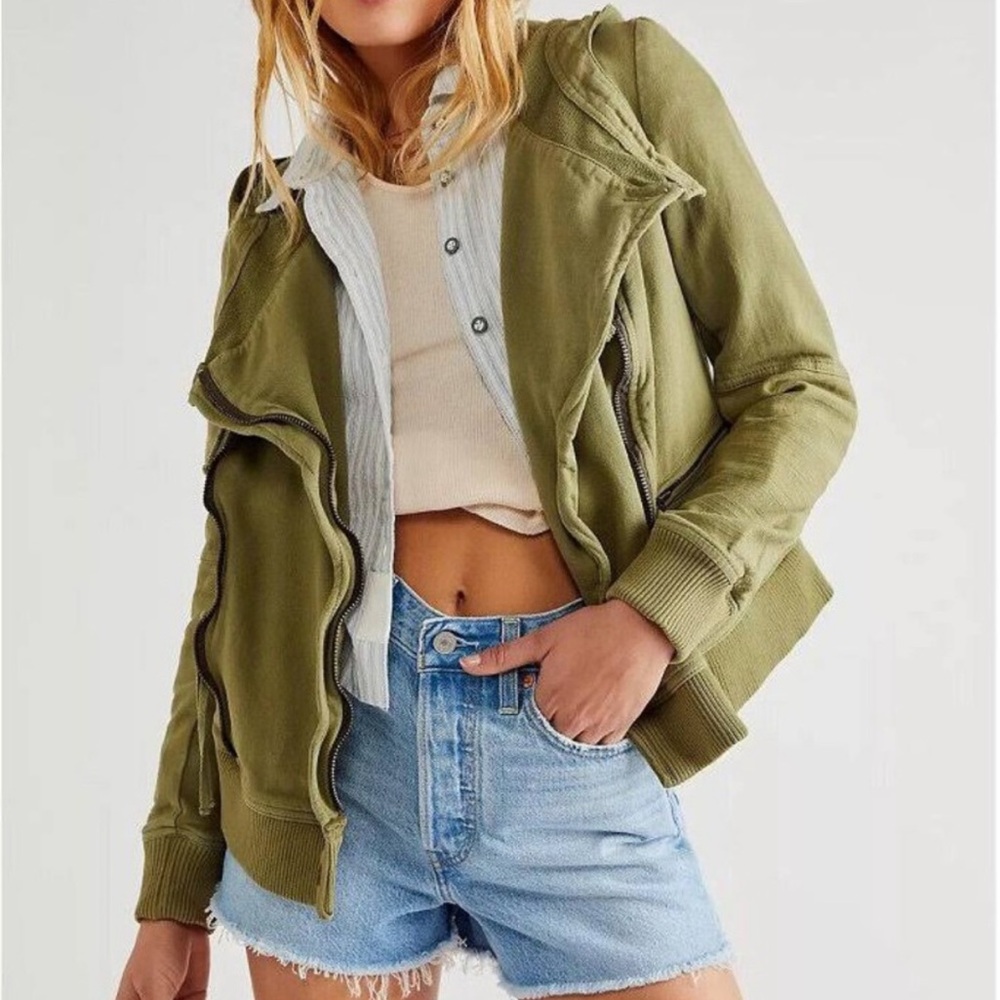 Free People We The Free Carmen Moto Jacket - Picture 2 of 11